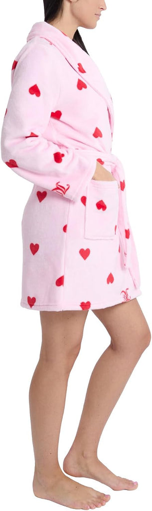 Women's Super Soft Luxe Plush Shawl Collar Robe