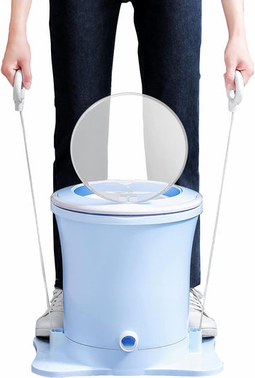 Manual Clothes Dryer Portable Mini Spinner Compact Spin Dryer Non electric Laundry Dryer for RV, Camping, School