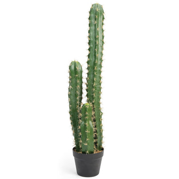 Artificial Cactus 37 Inch Faux Cacti Fake Cactus Saguaro Potted Plants for Indoor Outdoor Home Offices Store