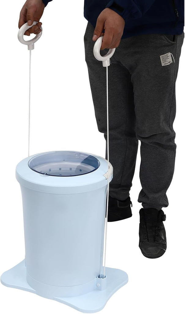 Manual Clothes Dehydrator Non-Electric Laundry Dryer Travel Outdoor Camping Manual Clothes Dryer Spinner Foot Pedal