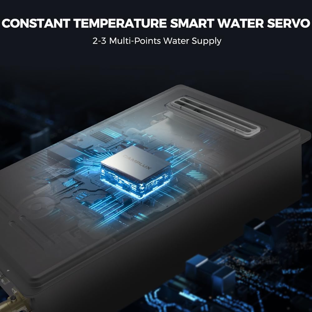 Climatech 5 Tankless Water Heater Gas Outdoor 5.28 GPM Up to 6.4 GPM, 150