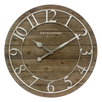 Vintage Farmhouse Shiplap Clock