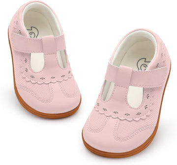 Girls Mary Jane Dress Shoes Wide Toe Box Casual Flats