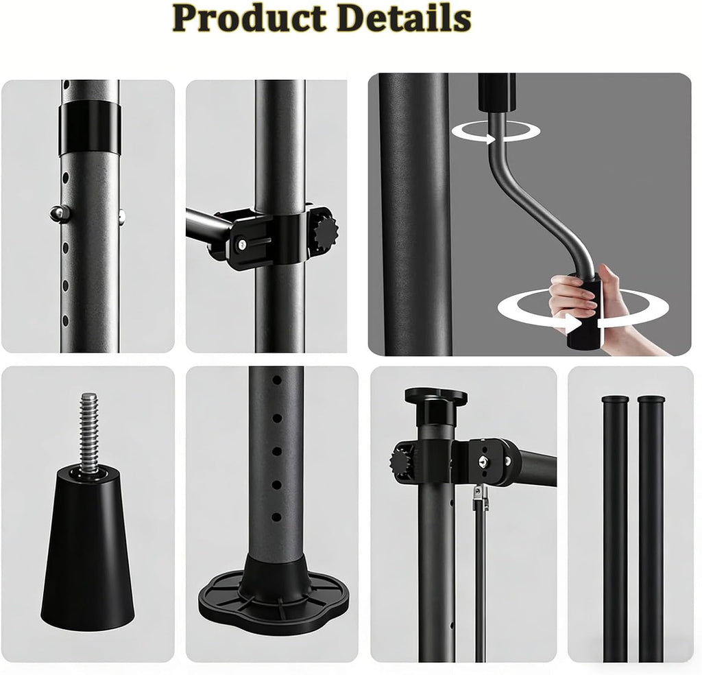 Outdoor Manual Retractable Awning, 13x4FT Patio Awnings Sunshade Shelter, 10x4FT Retractable Patio Sun Shade Canopy