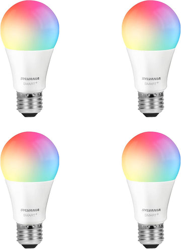 Wifi LED Smart Light Bulb, 60W Equivalent Full Color and Tunable White A19, Dimmable, Compatible with Alexa and