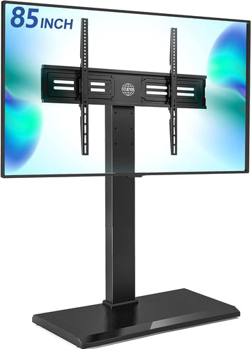 Iron Base Universal Floor TV Stand for 50-85 Inch TVs, Black