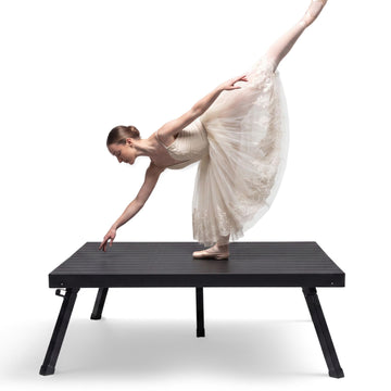 4'x4' Portable Stage Platform, Adjustable Height 17-28"