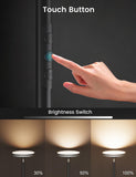 LED Torchiere Floor Lamp with RGB Ambient Light, 42W 3700LM Bright Dimmable Sky Lamp