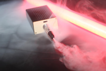 Mini Fog Machine, Smoke Machine for Outdoor Events DJ Parties Photography, Indoor Stage Effects, Halloween (Rectangle