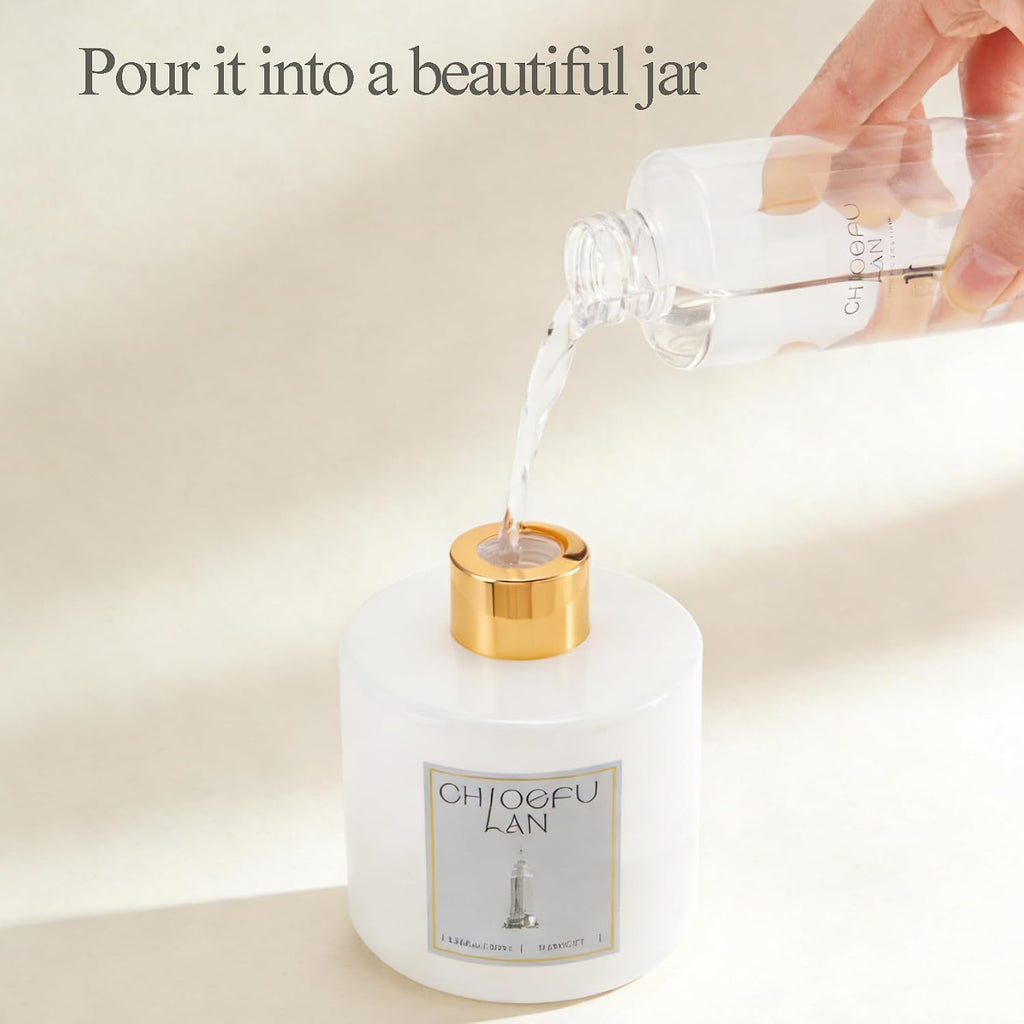 Gardenia Reéd Diffuser Refill 200ml/6.76 fl oz, Natural Essential Scented Oil, Best for Aromatherapy, SPA and Home