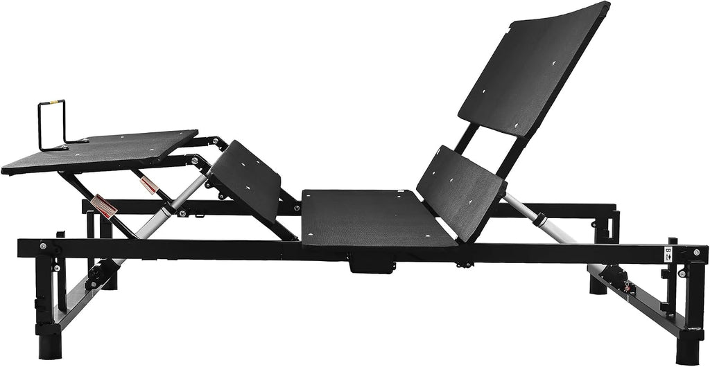 Ergonomic Adjustable Bed Frame, Independent Head and Foot Incline, Zero Gravity, Electric Bed Base with Wireless