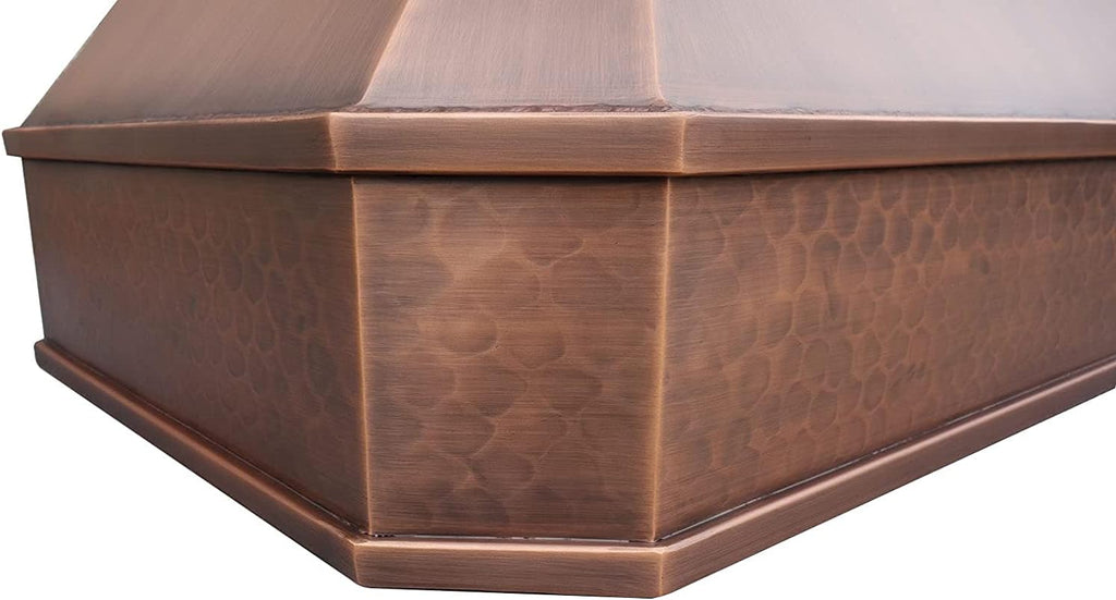 36 Inch Copper Range Hood Insert
