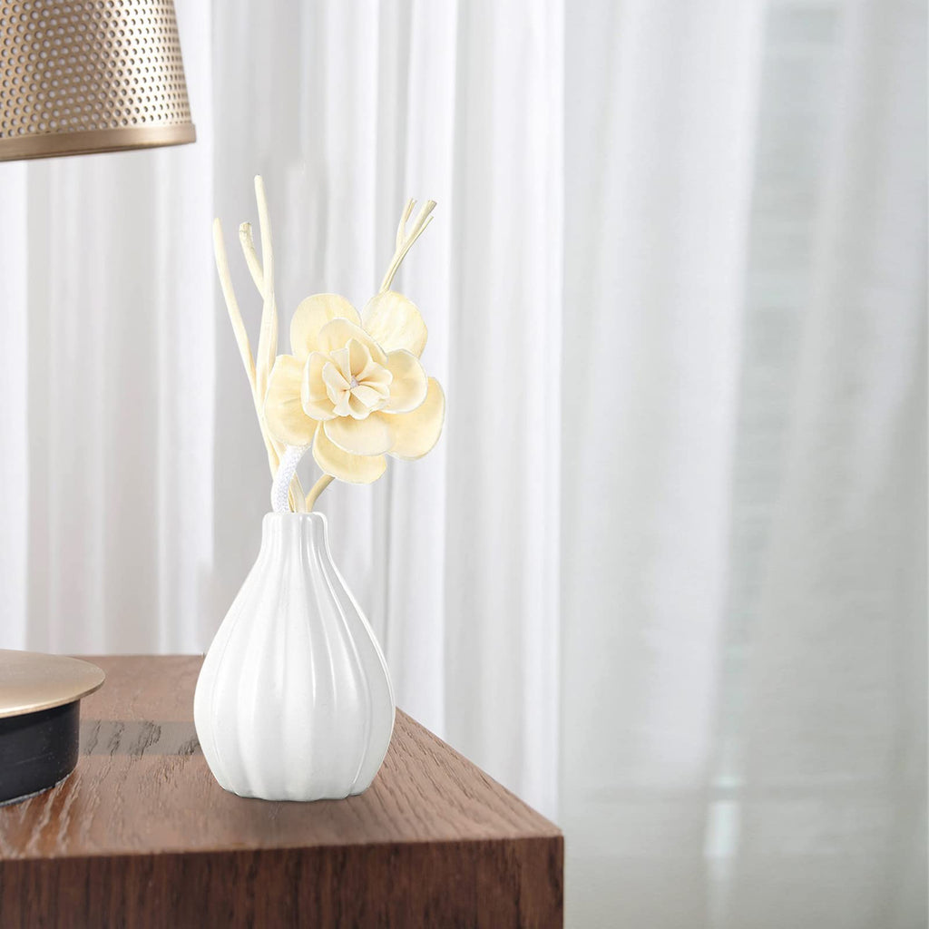 Reed Diffuser Set, Home Fragrance & Decorative Diffuser, Dried Flower Aromatherapy Oil Set, Oil Diffuser Sticks
