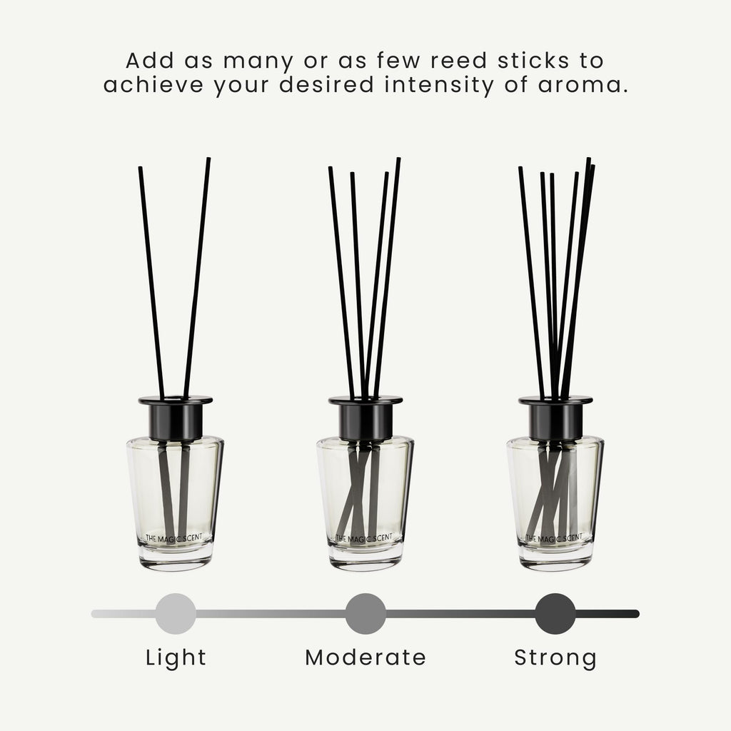 Oud Wood Oil Reed Diffuser Set, 3.4 Fl Oz Reed Diffusers
