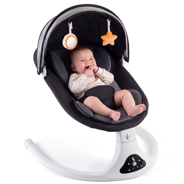 Electric Baby Swing for Infants to Toddler| Portable Infant Swing with Remote Control, Rocker with 5 Speeds, Point