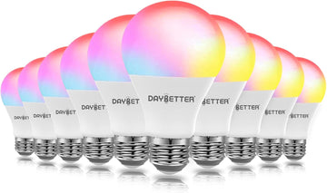 Smart Light Bulbs, Alexa Light Bulb, WiFi Light Bulbs, RGBCW Color Changing Light Bulb A19 9W 800LM, Smart Bulbs that