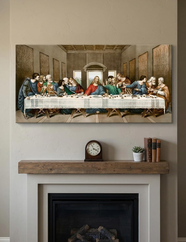 The Last Supper Canvas Wall Art, Gallery Wrapped, 32x18''