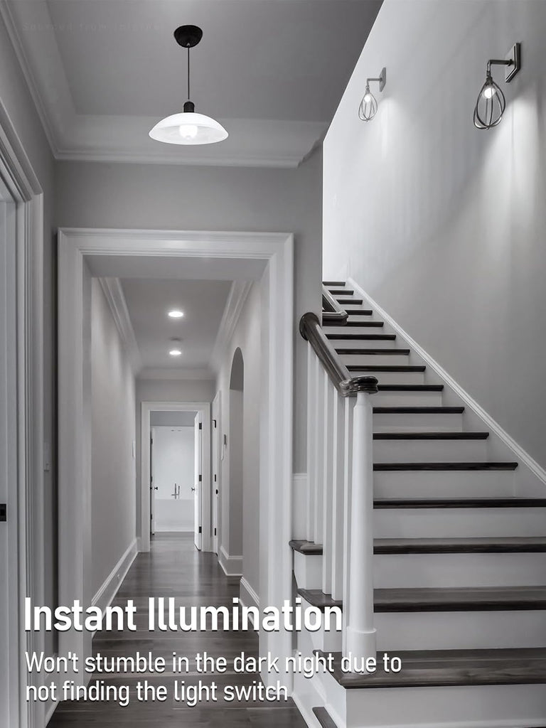 A19 Motion Sensor LED Light Bulb, 900LM, E26 6000K