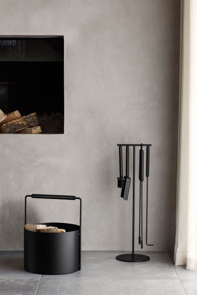 Firewood Basket - Black