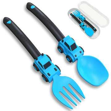 Construction Toddler Utensils - Toddler Forks and Spoons