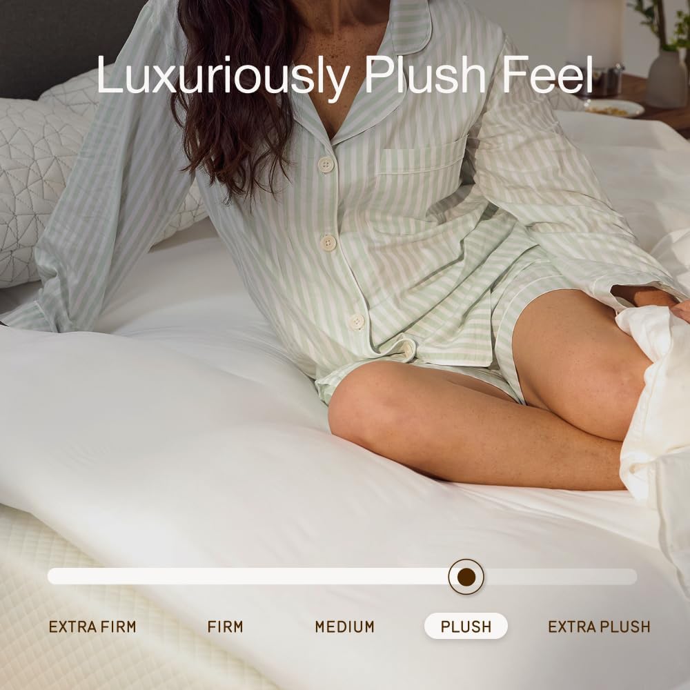 Home Goods Essence Down Alternative Mattress Topper Queen, Plush 2-Inch Gusset and Baffle Box Design for Even Support