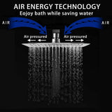 High Pressure Rain Shower Head, 304 Stainless Steel Large Rainfall Showerhead for Bathroom, Easy to Install