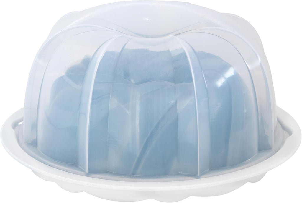 Formed Swirl Bundt with Keeper, 10 Cup, Twilight Blue