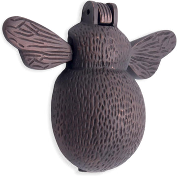 Aged Bronze Bumble Bee Door Knocker - High Quality Solid Brass Front Door Knocker for Entrance Door Gate Furniture