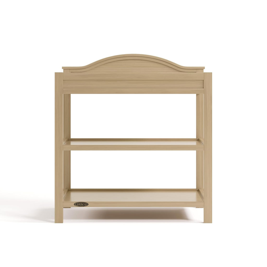 Changing Table with Water-Resistant Pad, Driftwood | GREENGUARD Gold Certified Baby Changing Station with