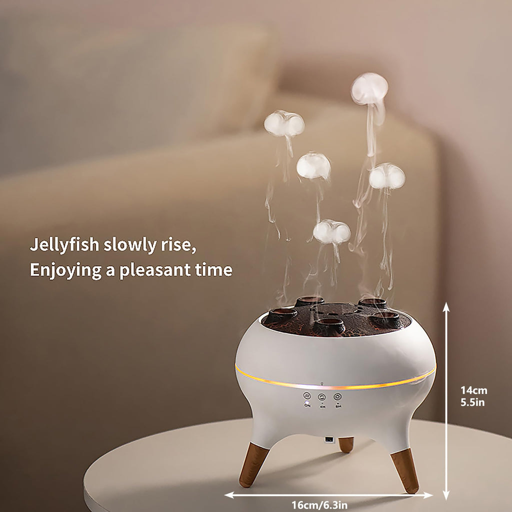 Jellyfish Essential Oil Diffuser, Music Sync Humidifier