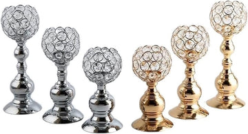Luxury Crystal Gold Candlestick Romantic Candle Holder Party Bar Home Candelabra Cute Wedding Centerpiece Candle