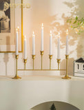 Taper Candle Holders for Candlestick: Gold Weeding Centerpieces Candelabra for Table - Candle Sticks Decor