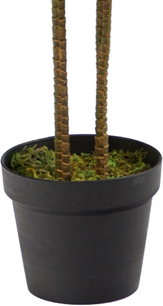 48 in Artificial Dracaena Real Touch Plant with Pot | Multi-Tonal Trunks, Large Indoor Silk Plant, Maintenance-Free