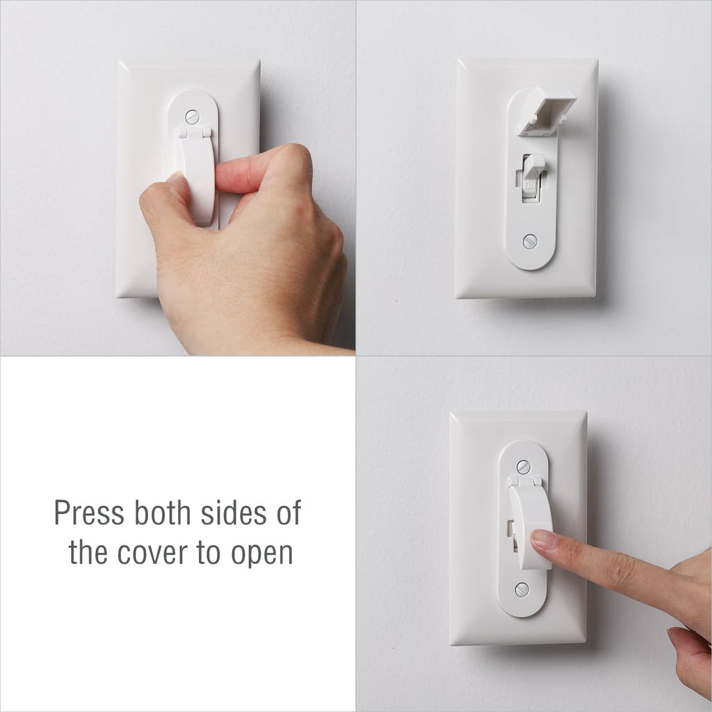 Wall Switch Guard, Child Proof Light Switch Cover Guard | Toggle Style | Light Switch Protection | Keep Toggle Switch