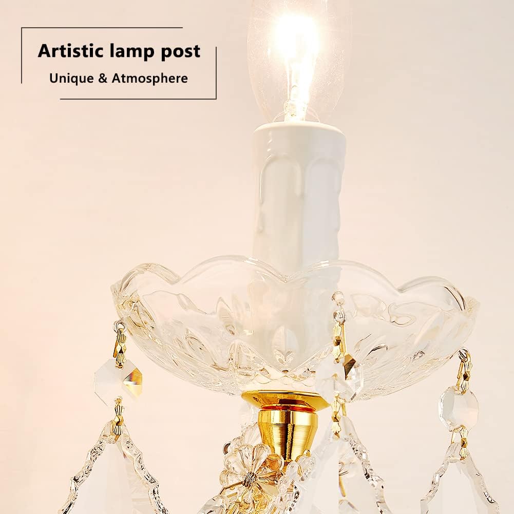 Crystal Wall Lights, Modern Sconce - Brilliant 2 Lights Maria Theresa Wall Lamp Light Fixtures, Gold Wall Mounted