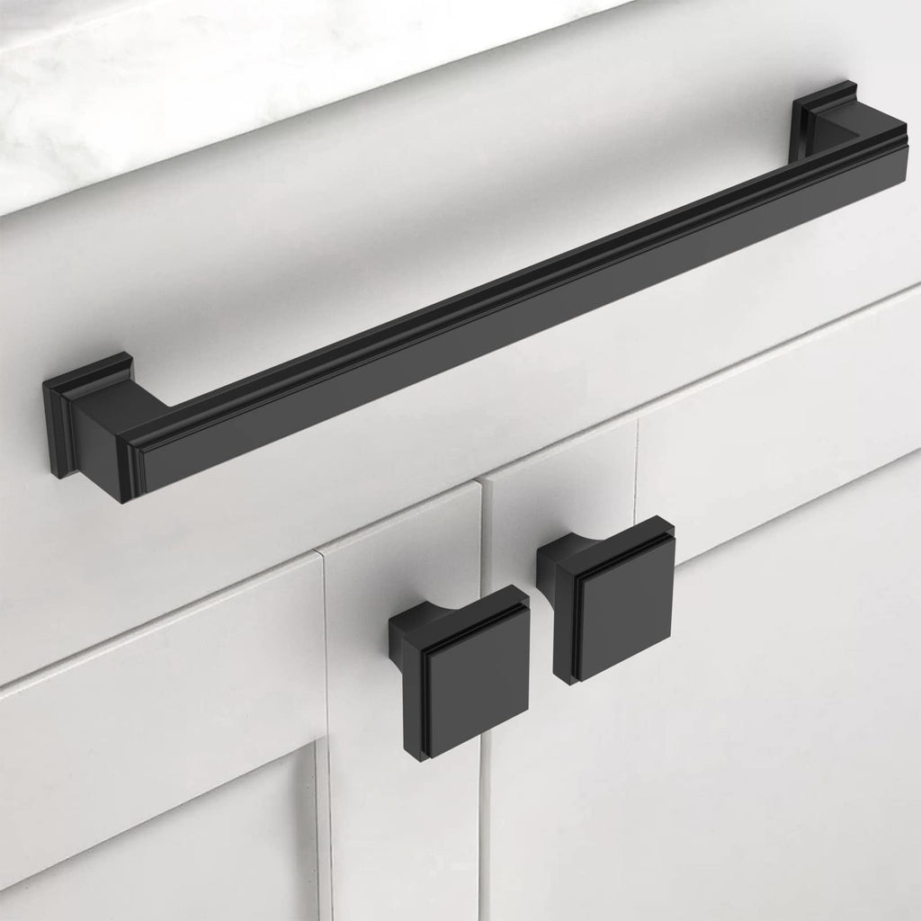 5 Pack 7.5 inch Matte Black Kitchen Cabinet Handles