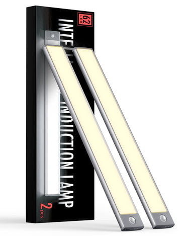 Under Cabinet Lights, Rechargeable Battery Operated Lighting, Wireless Motion Sensor Light Indoor,4 Modes Night