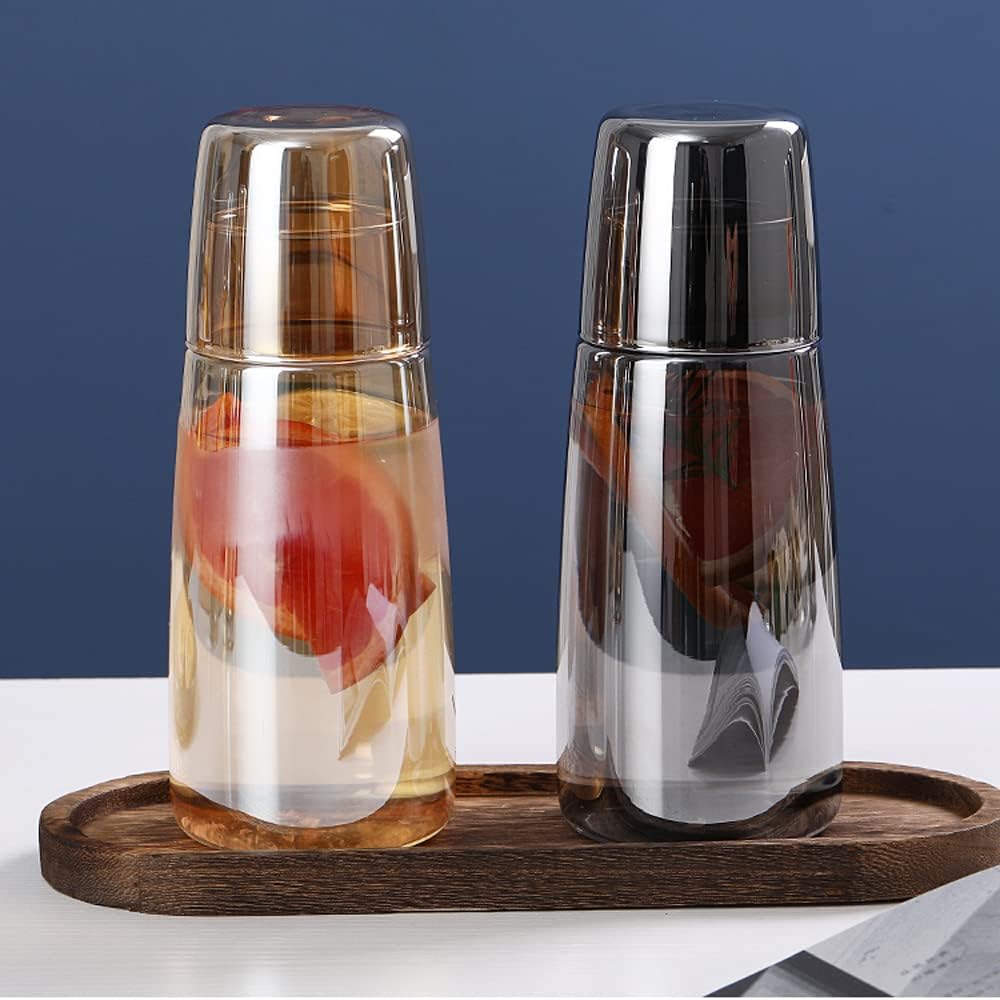 Bedside Water Carafe Set with Tumbler, Bedside Carafe and Glass Set for Nightstand Bedroom Guest Room, Water Carafes