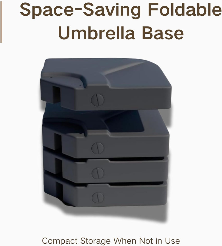 4-Piece 230LBS Cantilever Offset Patio Umbrella Base