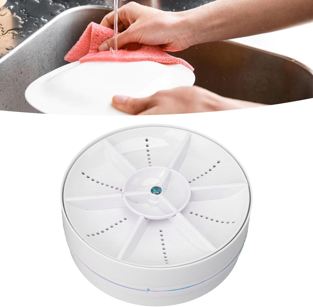 Portable Countertop Dishwasher Compact Dishwashers with Timed Off Sink Dishwasher Portable Cordless Dishwasher for Fruit Vegetable Washing Home Travel Use Apartments RV
