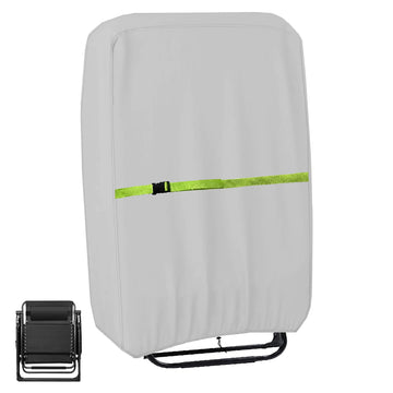 Outdoor Zero Gravity Folding Chair Cover 1 Pack, 600D Waterproof, Grey