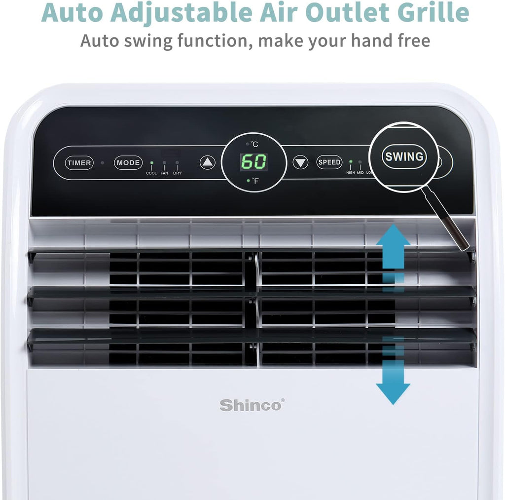 12,000 BTU Portable Air Conditioner, Portable AC Unit with Built-in Cool