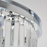 Chrome Crystal Modern Contemporary Chandeliers Pendant Ceiling Light 4-Tier Chandelier Lighting for Dining Room Living Room Bedroom Girls Room 9 Lights Dia 23.6" A107-B07K3X68RY