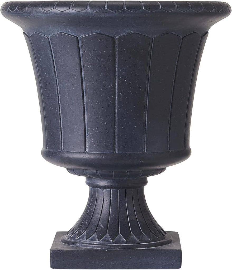 Cisal Round Concrete Planter, Garden Flower Pot with Drainage Hole, MGO Patio Urn Planter for Outdoor Plants, Outdoor
