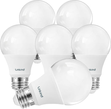 A19 LED Light Bulb, 60W Equivalent, 2700K Soft White Light Bulbs, 800 Lumens 8.5W Non-Dimmable LED Bulbs, E26