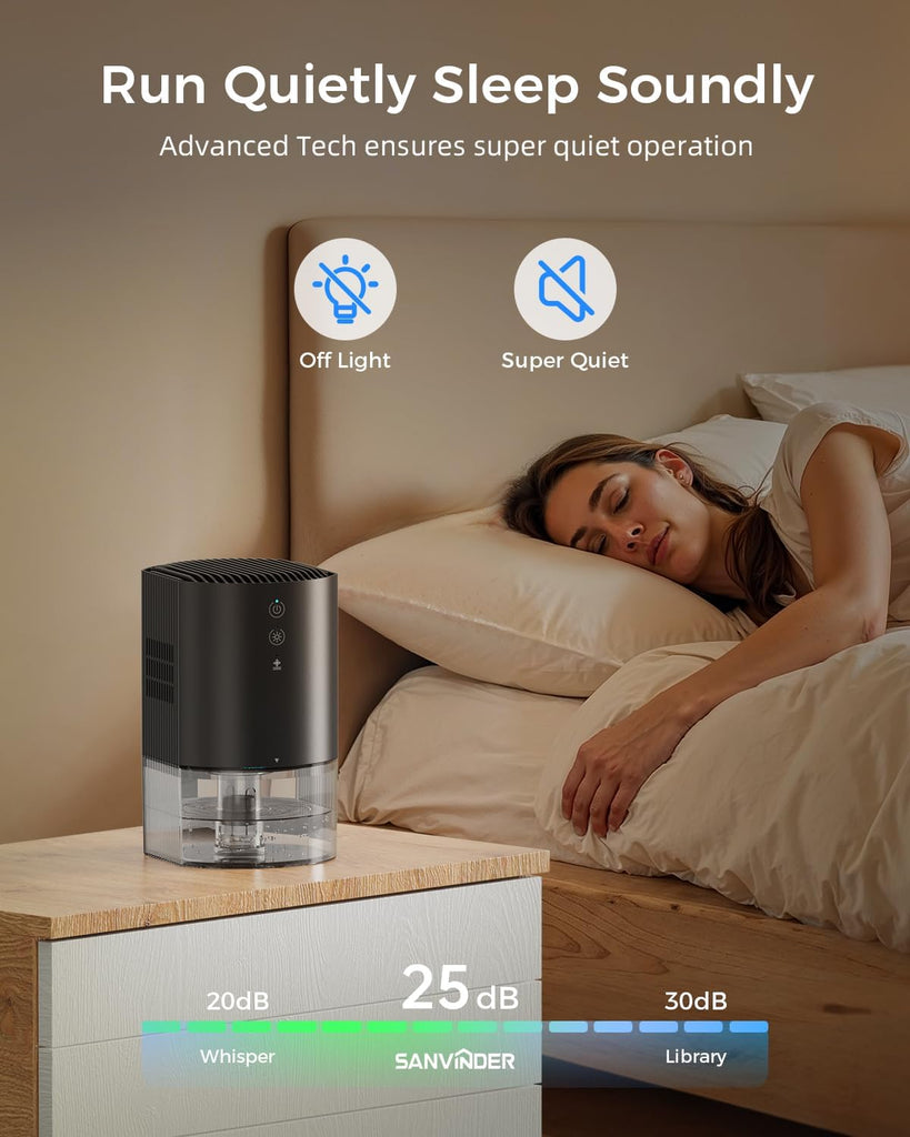 Small Dehumidifiers for Bathroom, Bedroom, Dorm Room, Home, RV, Closet, Wardrobe, Office