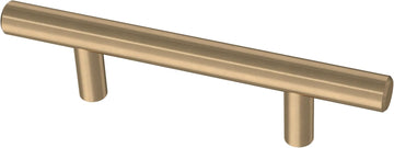 (10-Pack) - Champagne Bronze Cabinet Handles, 3 Inch Hole Center, Modern Pulls for Drawers, Kitchen Cabinet Door