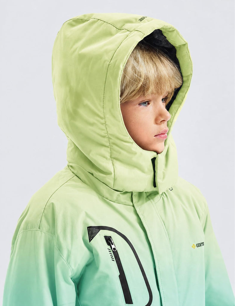 Boys Winter Coat Kids Waterproof Ski Snow Jacket with Hood