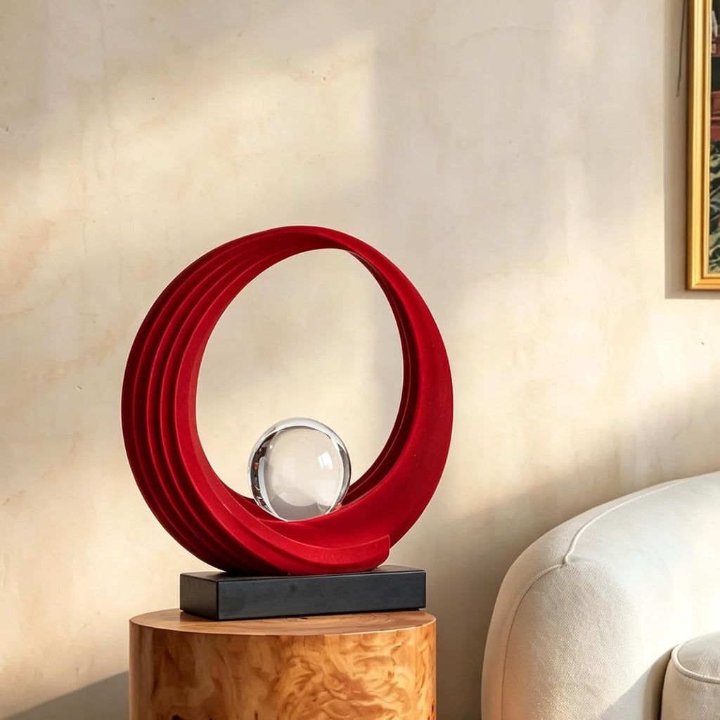 Absract Statue Accent Shelf Decor Aesthetic Adornos para Sala Moderno Home Decor for Coffee Table, Living Room