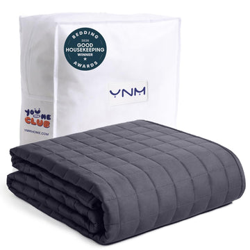 15lbs Weighted Blanket for Adults, 48x72 Inches, Dark Grey
